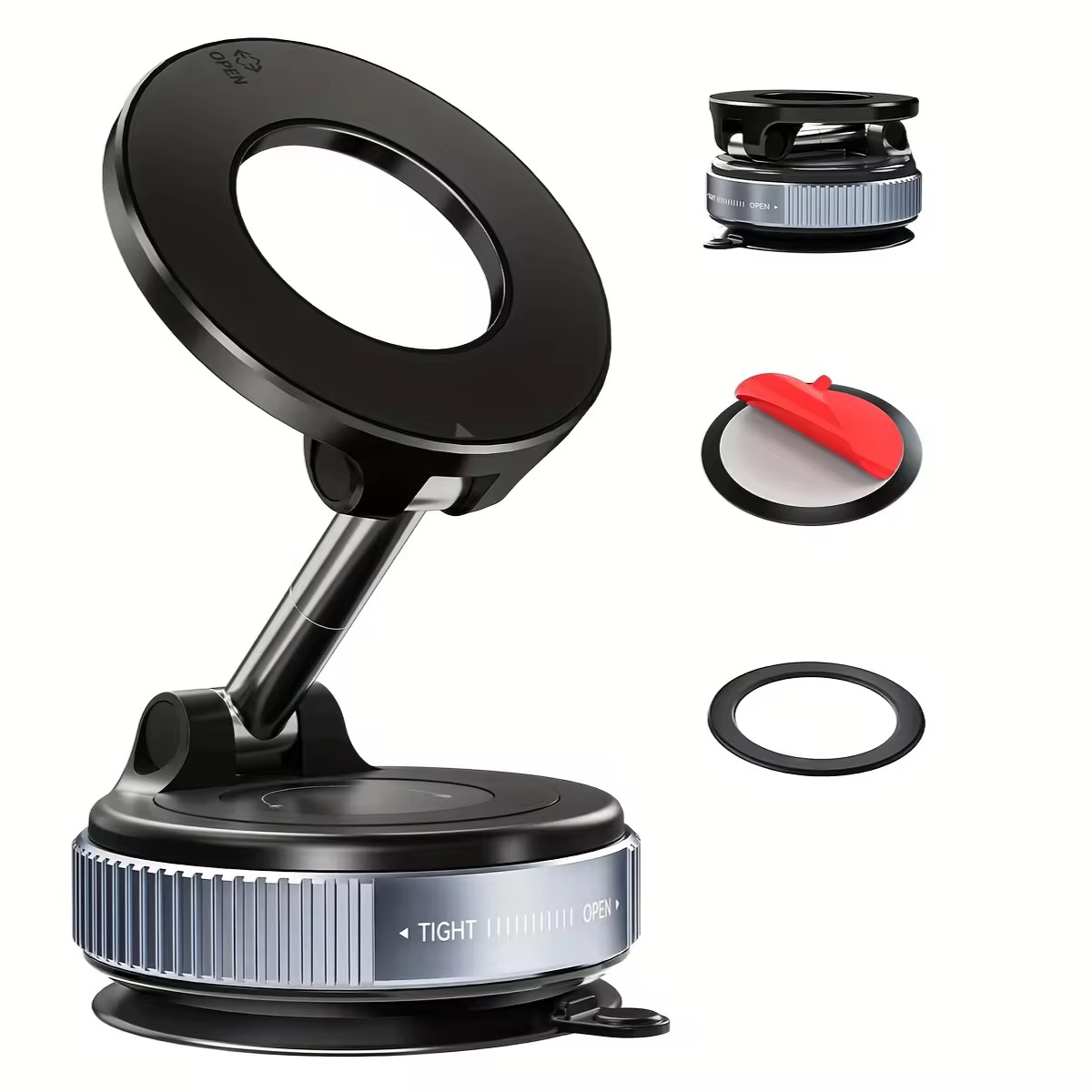 Magnetic Vacuum Phone Holder