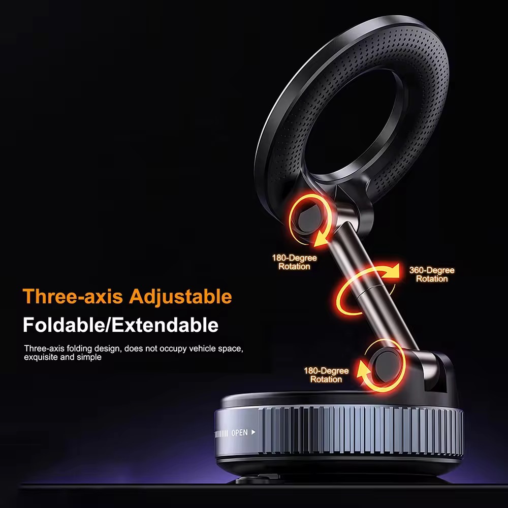 Magnetic Vacuum Phone Holder