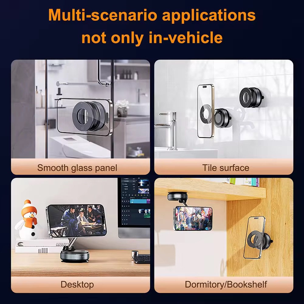 Magnetic Vacuum Phone Holder