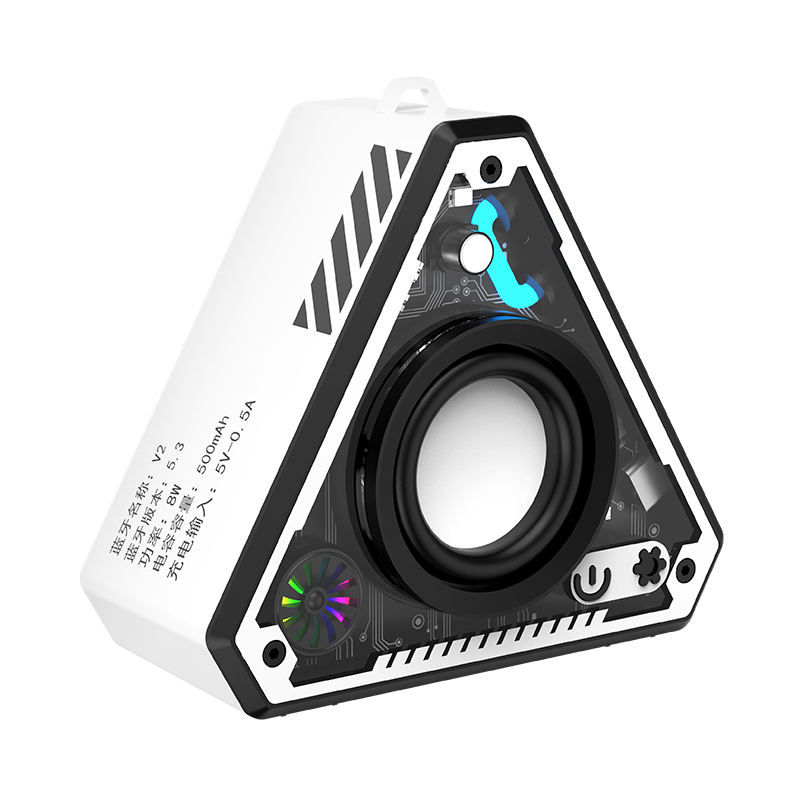 Mecha Style Mini Wireless Bt Speaker Desktop Outdoor Sport Waterproof Portable Sound 3D