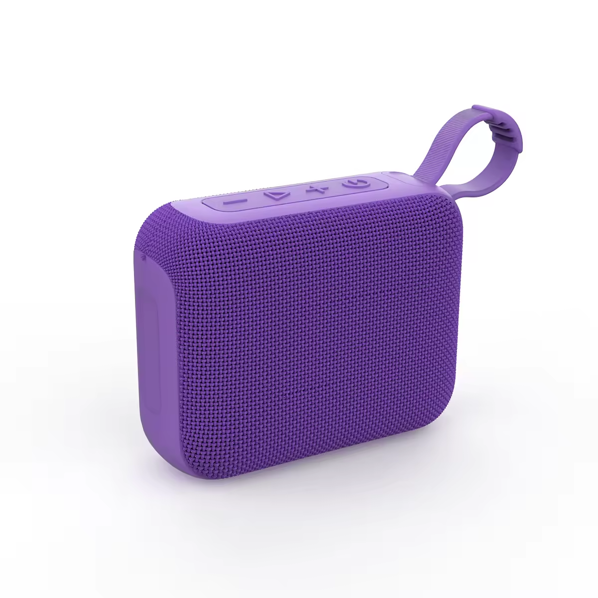 Portable Speaker Wireless Mini Fabric Audio Box Rechargeable Stereo Sound With Strap For Travel Camping