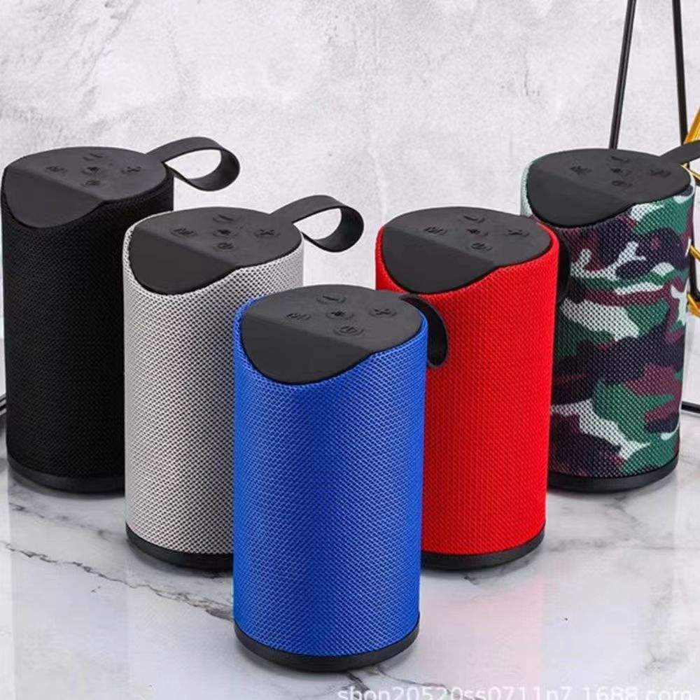 Portable Fabric Art Mini Wireless BT Speaker Stereo Sound Box BT Music Speaker Outdoor Speaker